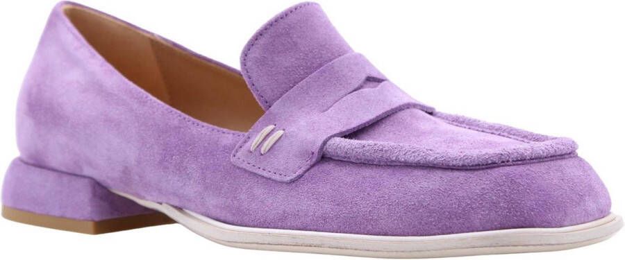 Laura Bellariva Elegante Majeur Loafers voor Vrouwen Purple Dames