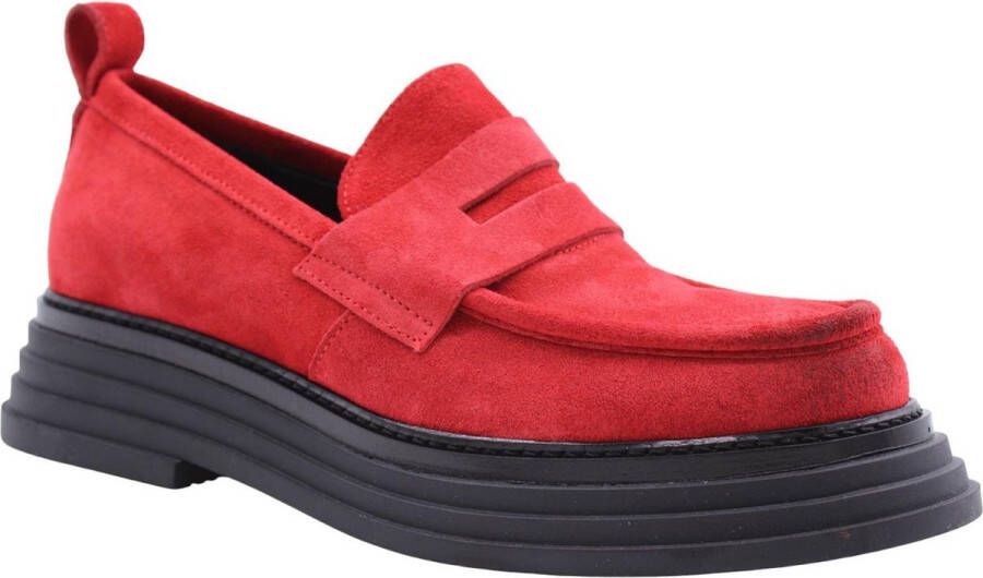 Laura Bellariva Marimba Loafers: Stijlvol en Comfortabel Red Dames