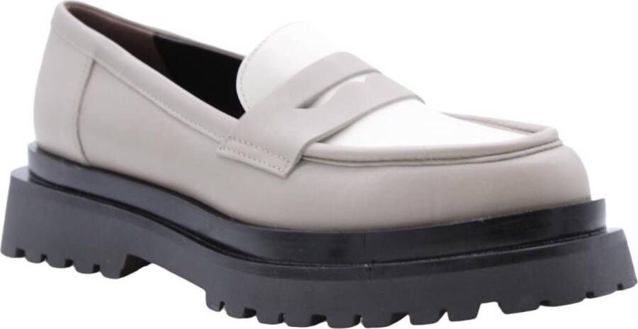 Laura Bellariva Hymme Loafers Stijlvolle en Praktische Platte Schoenen Beige Dames