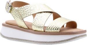 Laura Bellariva Platte Sandalen Beige Dames
