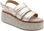 Laura Bellariva Raffia Sandalen met Gouden Details - Thumbnail 1