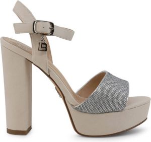 Laura Biagiotti Hoge hiel sandalen Beige