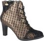 Laura Vita ALCBANEO 127 Or dames veterboots gekleed metallic - Thumbnail 1
