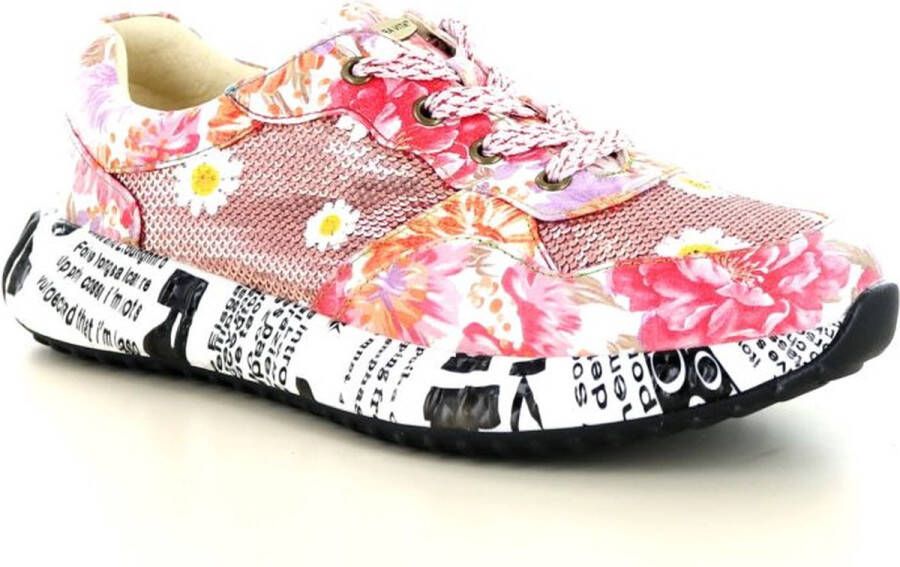 Laura Vita Burton 05 Fraise Multi Sneaker