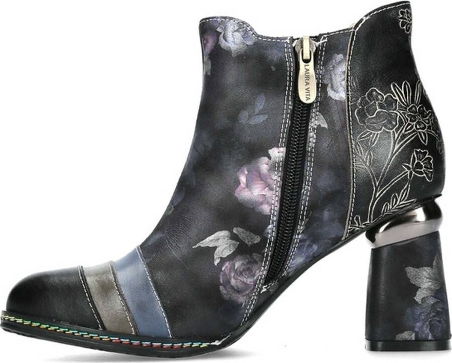 Laura vita Dames Enkellaarsjes Zwart Multicolor Dames