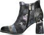 Laura vita Dames Enkellaarsjes Zwart Multicolor Dames - Thumbnail 1
