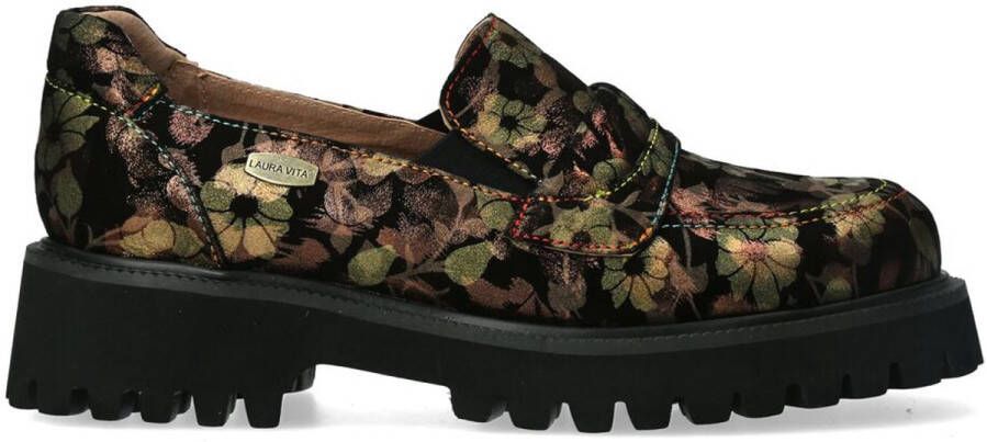 Laura Vita Instapper Loafer Ifcigo 43 SL3011-3 Bronze Print
