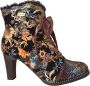 Laura Vita Korte Laars Alcbaneo 133 SL316-133B Cafe Zwart Multi - Thumbnail 3