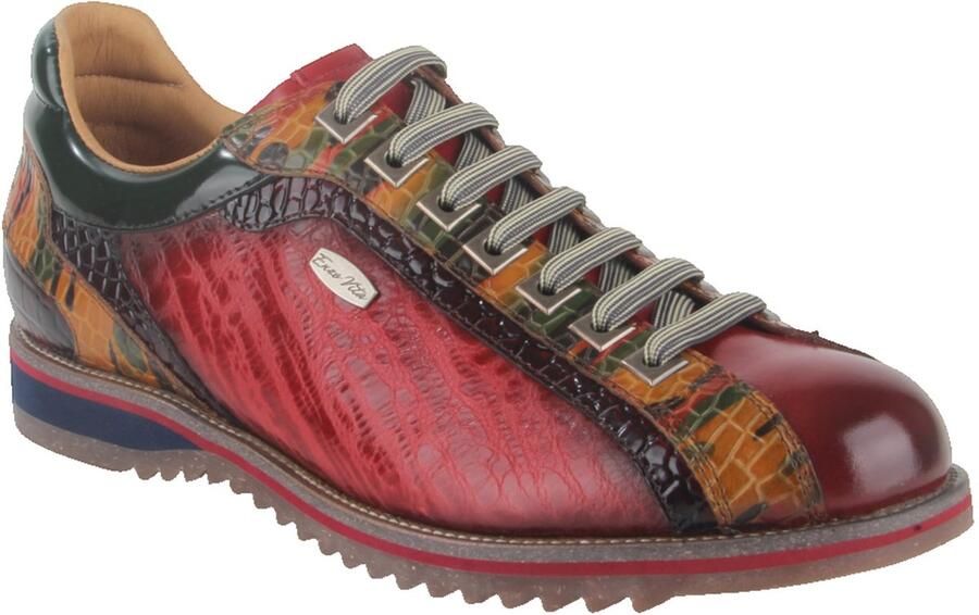 Laura Vita ACHILLE 12 Bourgogne heren sneakers rood