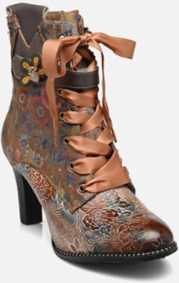 Laura Vita Dames Enkellaars Alcbaneo 141 Gris MULTICOLOR - Foto 2