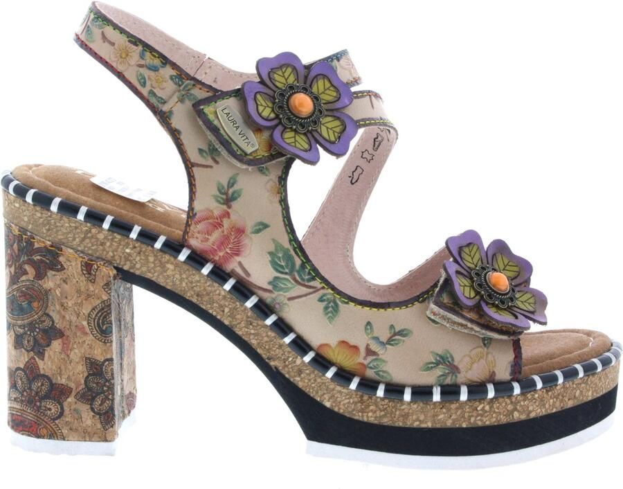 Laura Vita NAOMIO 16 Beige dames sandalen gekleed beige - Foto 3