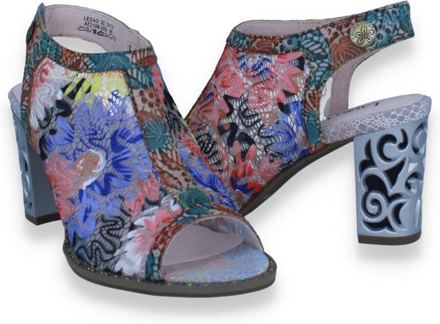 Laura Vita Dames Sandaal Multi Multicolor
