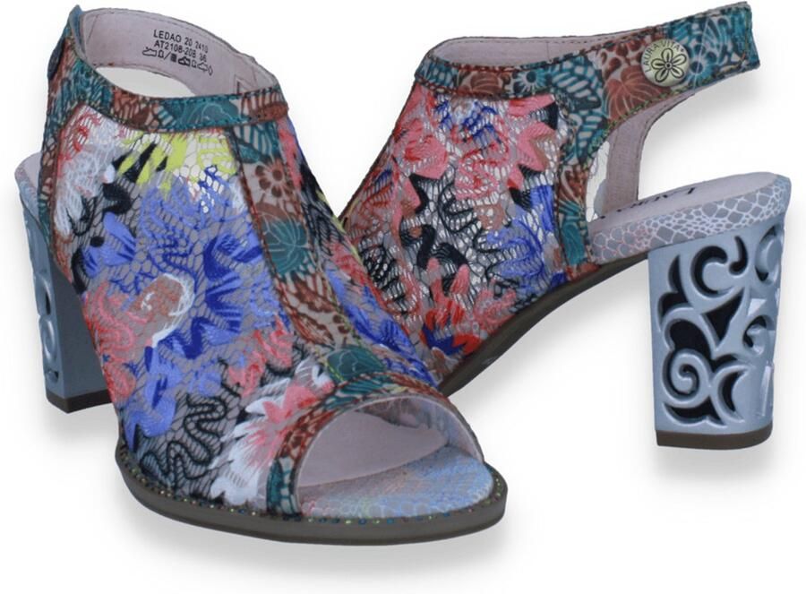 Laura Vita Dames Sandaal Multi Multicolour