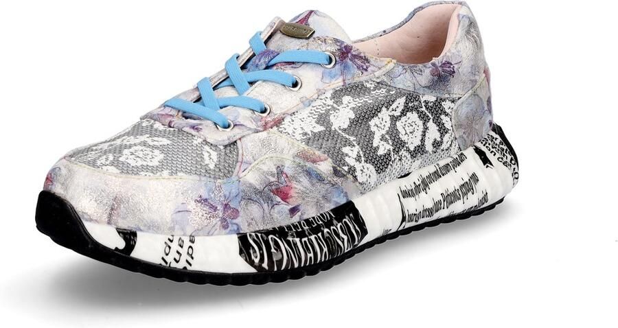 Laura Vita dames sneaker blauw multi