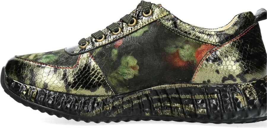 Laura Vita Dames sneaker Burton 38 Emer GROEN COMBI