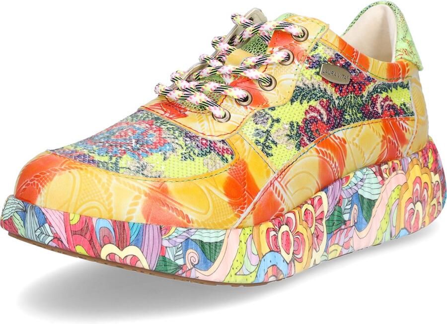 Laura Vita dames sneaker geel
