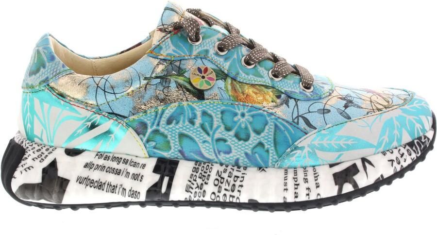 Laura Vita Dames Sneakers Burton 31 Blue Blauw