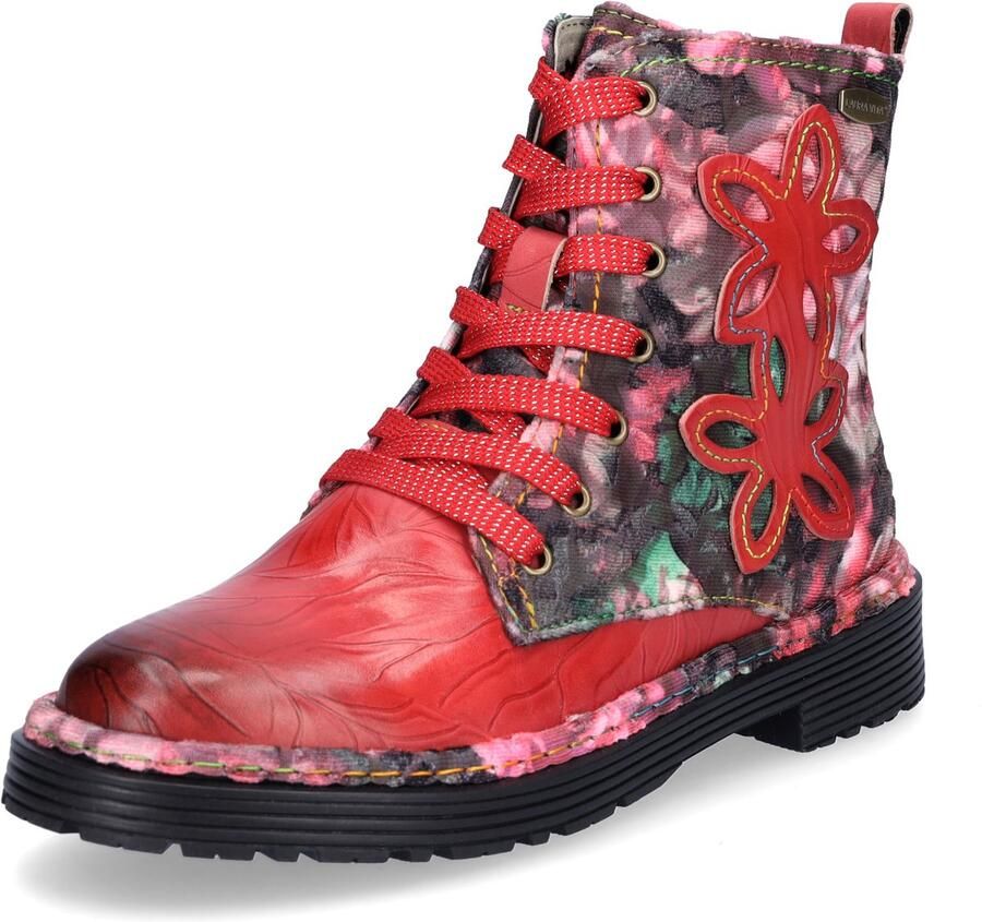 Laura Vita dames veterboot rood