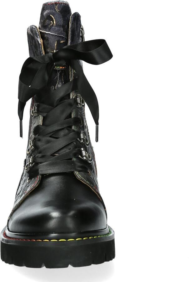 Laura Vita Dames veterboots Kaleo Zwart