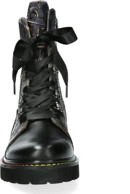 Laura Vita Dames veterboots Kaleo Zwart