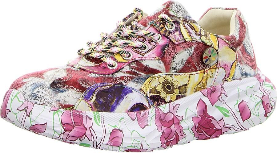 Laura Vita dames veterschoenen paars