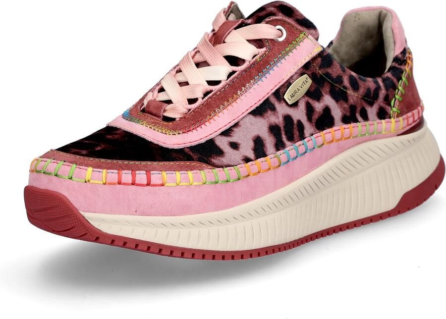 Laura Vita damessneaker roze Leo