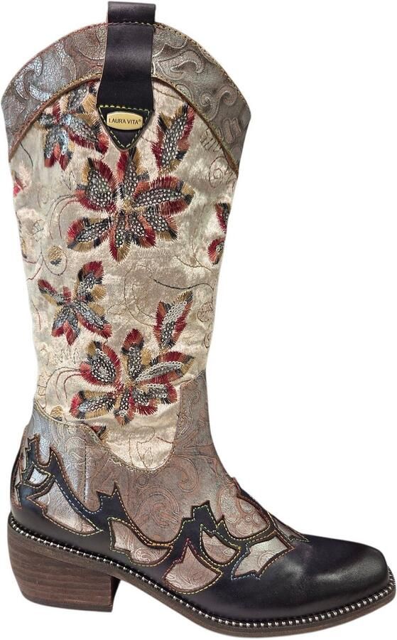 Laura Vita Ercwinao 19 Blanc Dames Cowboy Laarzen Blank