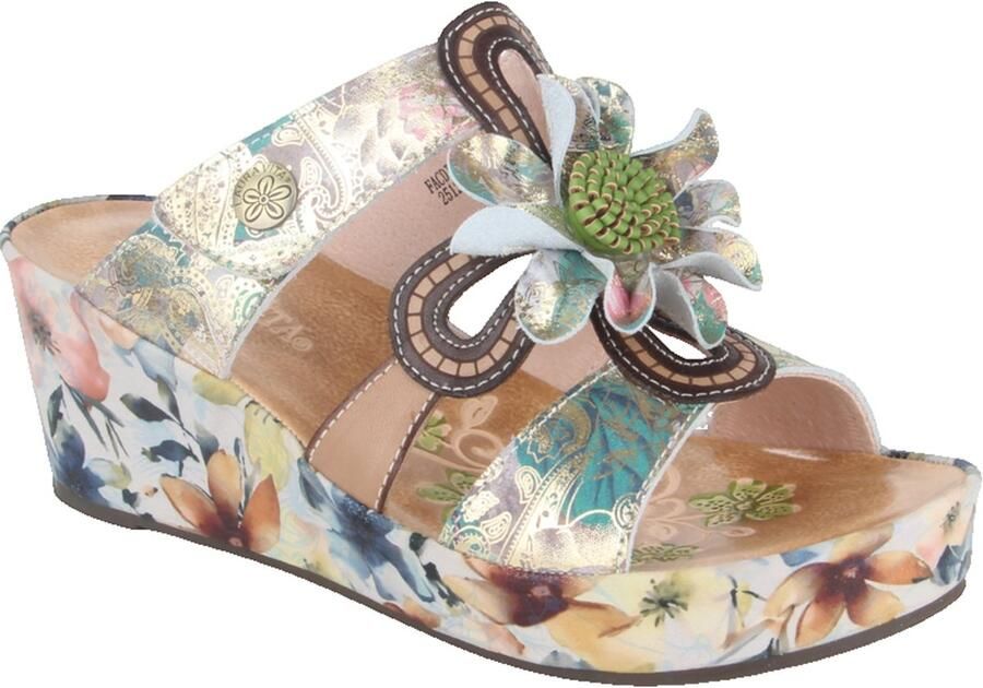 Laura Vita FACDIAO 03 Beige dames slippers beige