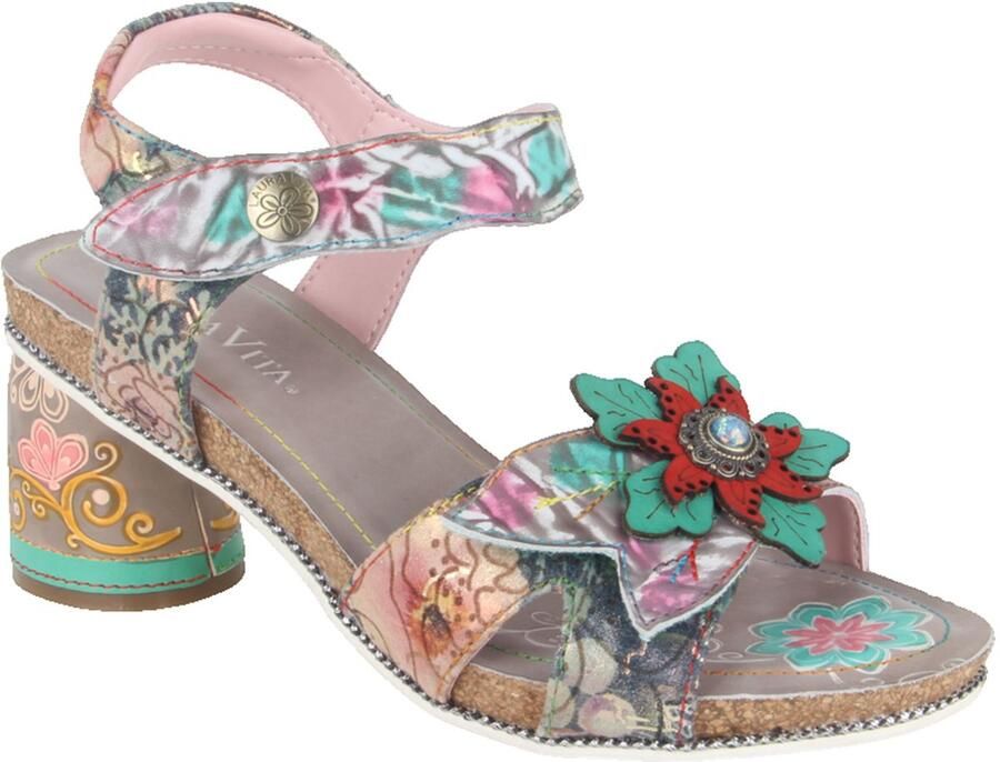 Laura Vita FRAMBOISEO 33 Gris dames sandalen gekleed grijs - Foto 2