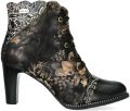 Laura Vita Korte Laars Alcbaneo 427 SL316-127A2 Dorian Zwart - Zwart/Multicolor