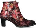 Laura Vita Korte Laars Elcodieo 01 SLA16021-1JBS FRAMBOISE - Zwart/Rood/Roze
