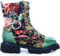 Laura Vita Veterlaarsjes groen gemengde kleuren - Groen