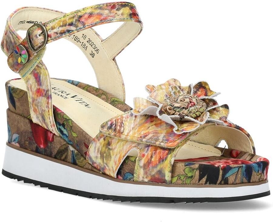 Laura Vita Sandaal Hecio 18 SLA189-18A Jaune Multi