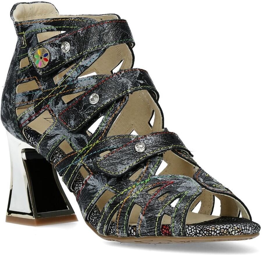 Laura Vita Sandaal Jacbo 01 SL731J-4 Acier Zwart Grijs