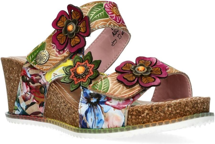 Laura Vita Slipper Bonito 31 AS313-31 Beige Roze Combi