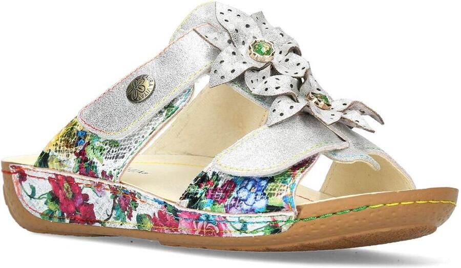 Laura Vita Slipper Linao 01 SL918-1D Argent