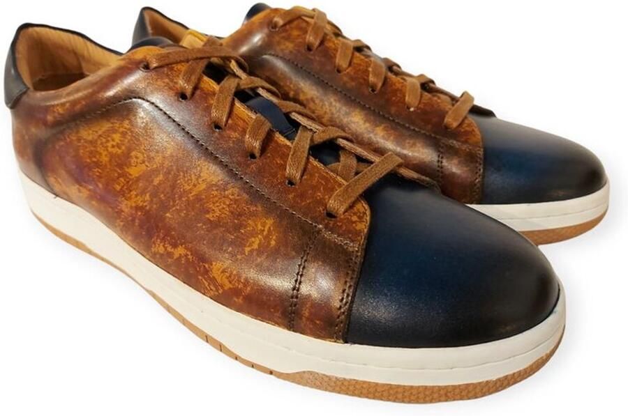 Laura Vita Sneaker Azriel 01 DJ2216-1 Blau Bruin Blauw