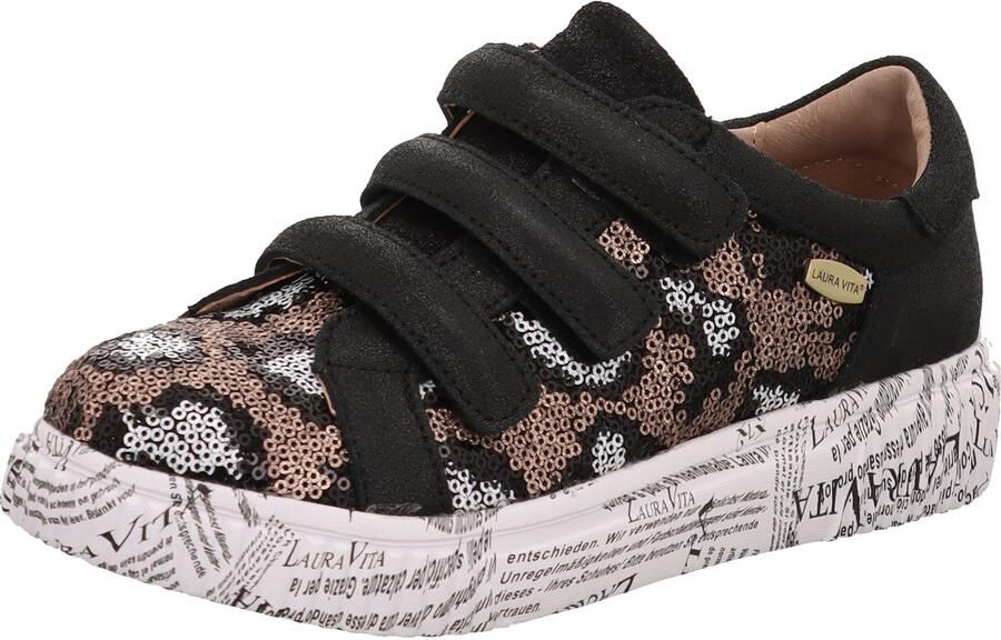 Laura Vita unisex veterschoenen zwart