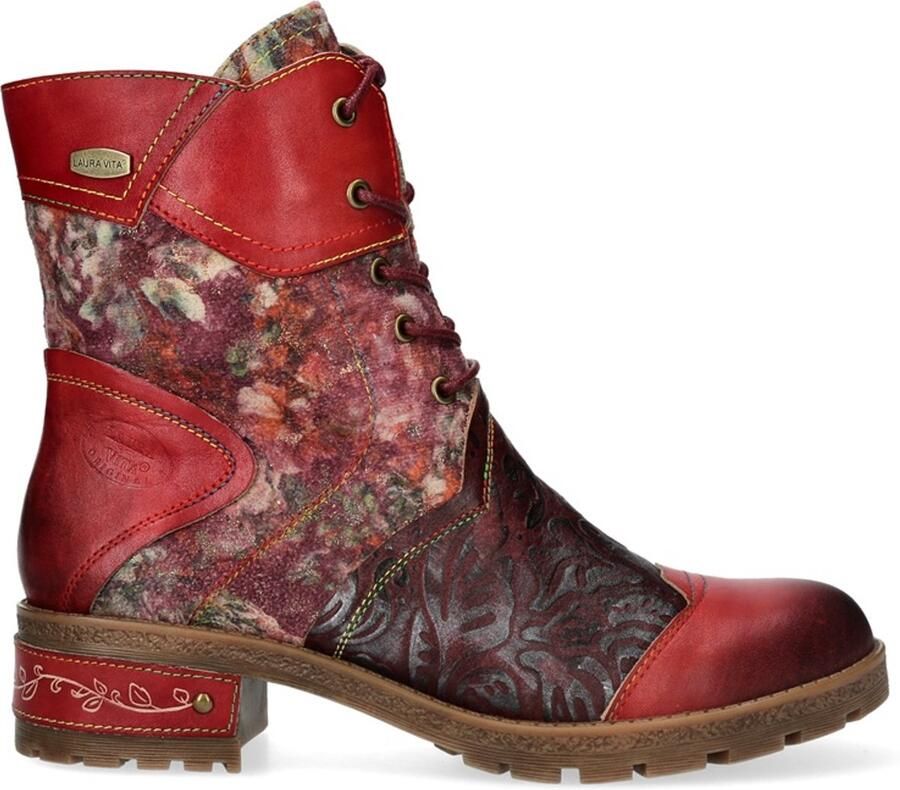 Laura Vita Veterboot Cocrailo 24 SOA0053-24G Grenat Rood