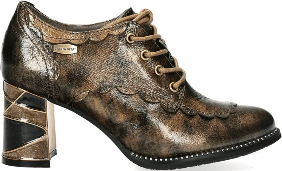 Laura Vita Veterschoen Marbreo Bronze Multicolour