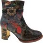 Laura Vita Marbreo 12 Dames Enkellaarjes Blauw - Thumbnail 1
