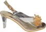 Laura Vita Mira 01 Dore Dames Open Pump Goud - Thumbnail 1