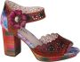 Laura Vita NACIO 325 Rouge dames sandalen gekleed rood - Thumbnail 1