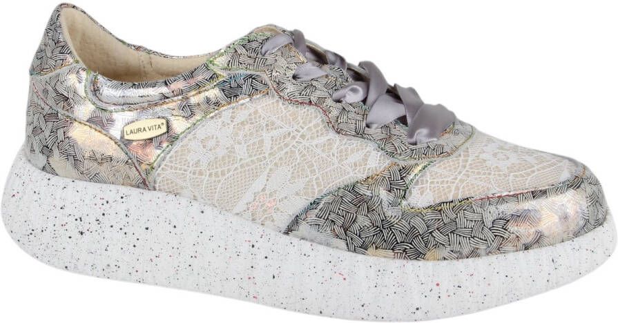 Laura Vita NIKITO 52 Ecru dames sneakers beige