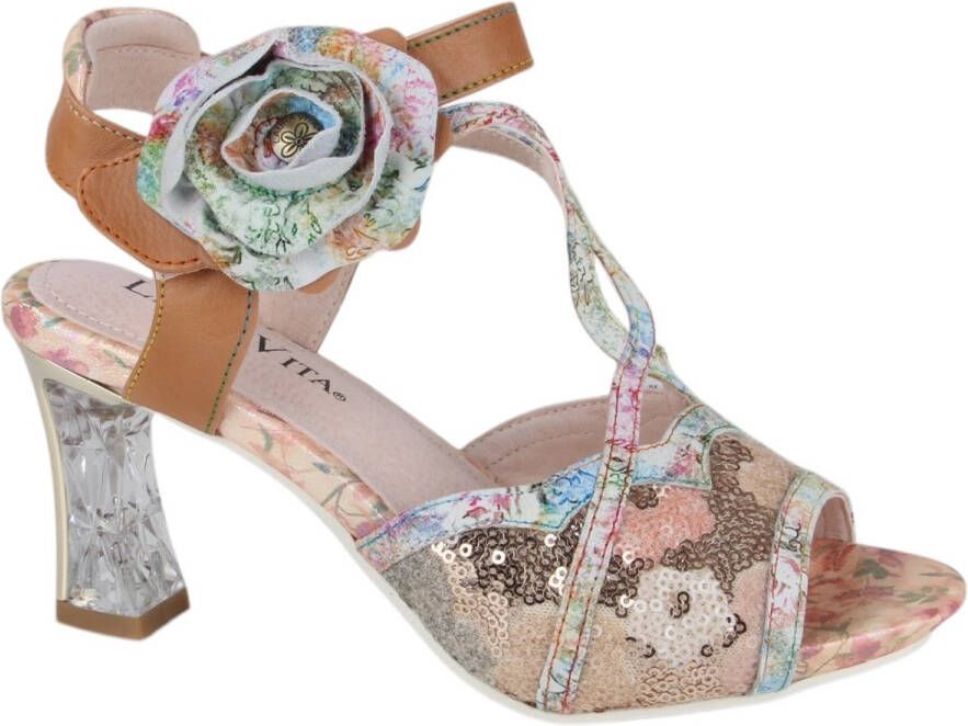 Laura Vita NINO 13 Rose dames sandalen gekleed rood