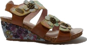 Laura Vita Sandaal Jacdeleo 21 SO13987 21A Cognac Multicolor 6½