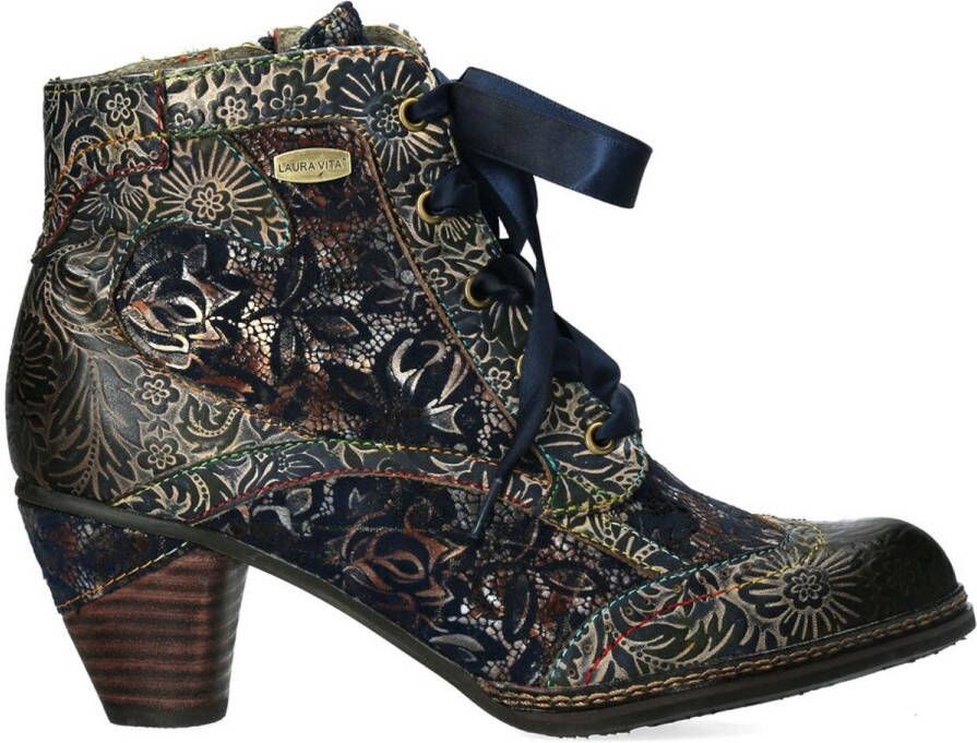 Laura Vita Veterboot Alcizeeo 01 SL886-1-BS2 Blauw Bruin Combi