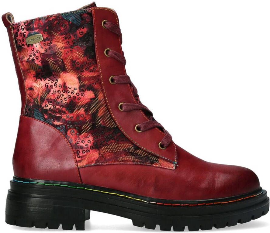 Laura Vita Veterboot Kandyo 24 SL022-4D Bourgogne Rood