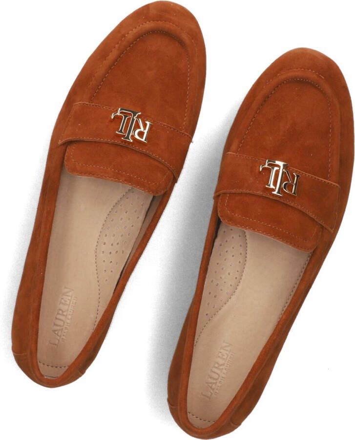 LAUREN RALPH LAUREN Averi Iii Flats Loafer Loafers Dames Instappers Cognac