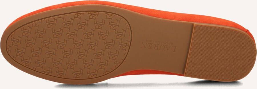 LAUREN RALPH LAUREN Loafers Dames Averi Iii Flats Loafer Maat: 42 Materiaal: Suède Kleur: Oranje - Foto 3